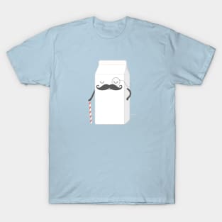sir milk moustache T-Shirt